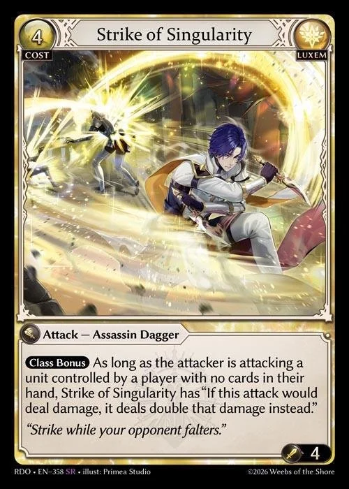 Strike of Singularity NM