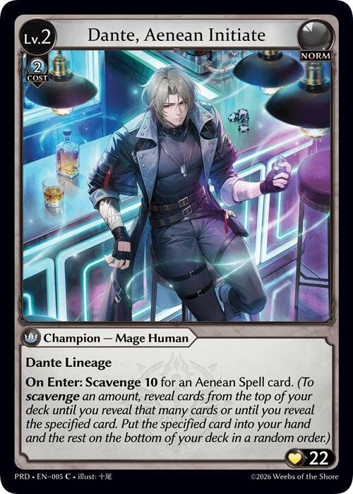 Dante, Aenean Initiate NM