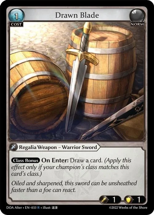 Drawn Blade NM
