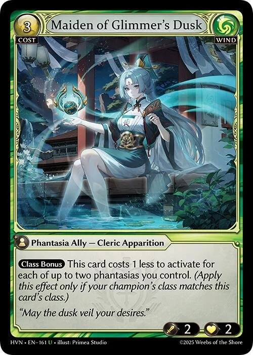 Maiden of Glimmer's Dusk NM