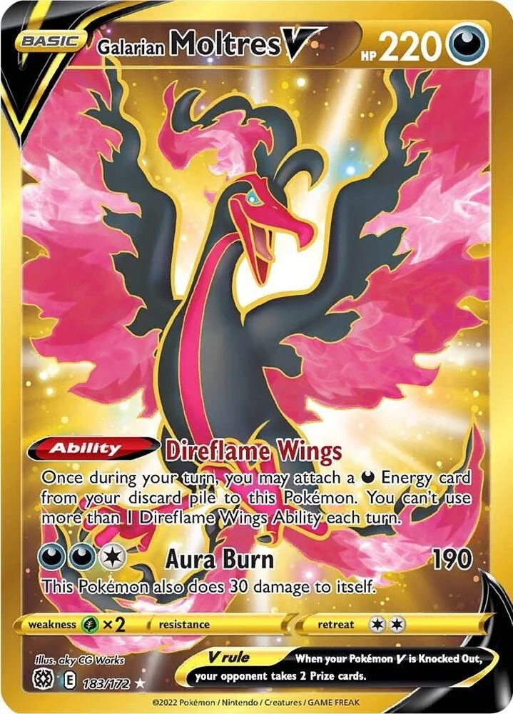 Galarian Moltres Secret Rare