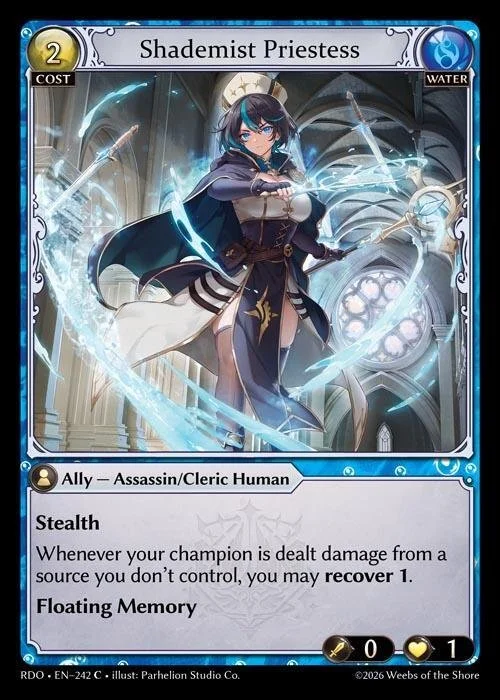 Shademist Priestess Foil NM