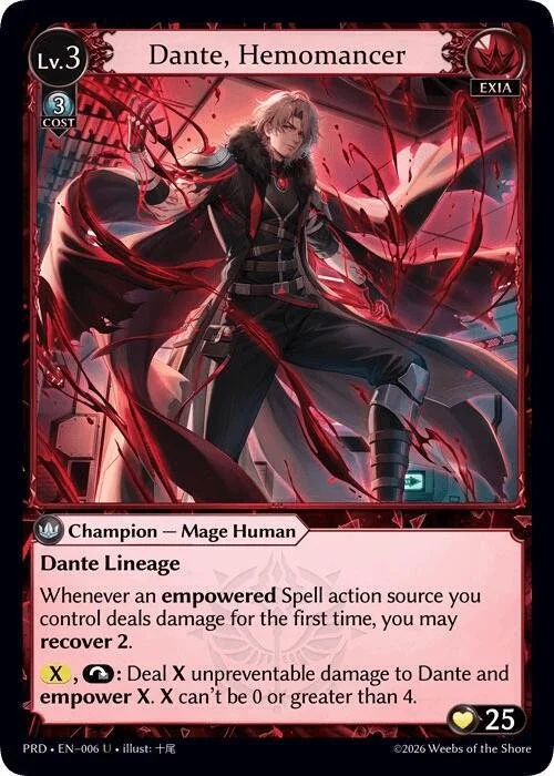 Dante, Hemomancer NM