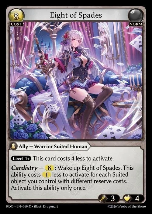 Eight of Spades NM
