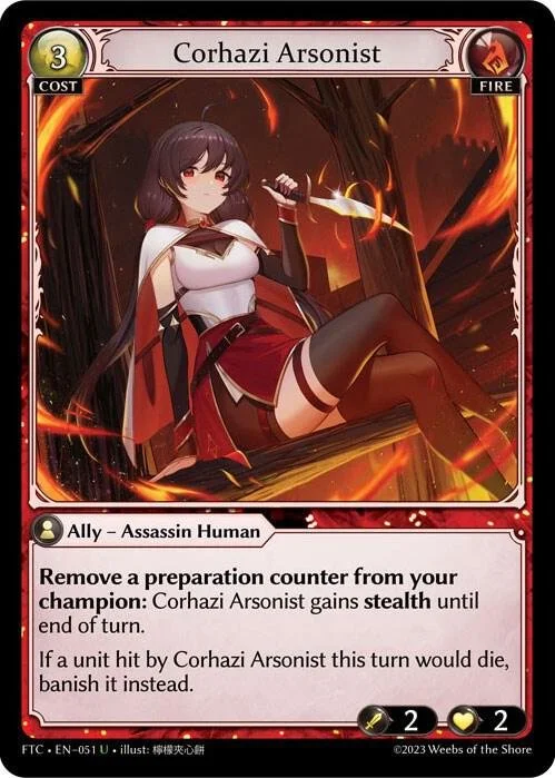 Corhazi Arsonist NM