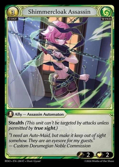 Shimmercloak Assassin NM