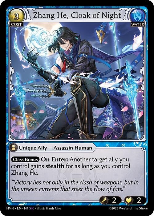Zhang He, Cloak of Night NM