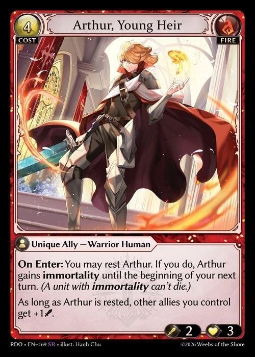 Arthur, Young Heir NM
