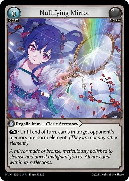 Nullifying Mirror NM