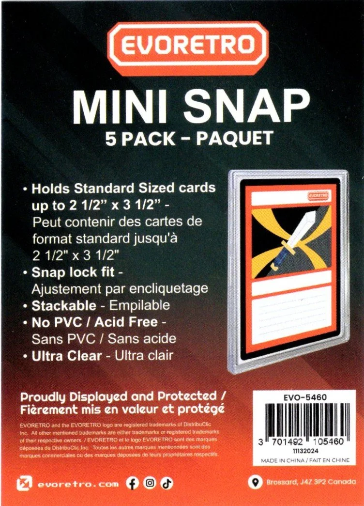 Evoretro Mini Snap 5 Pack