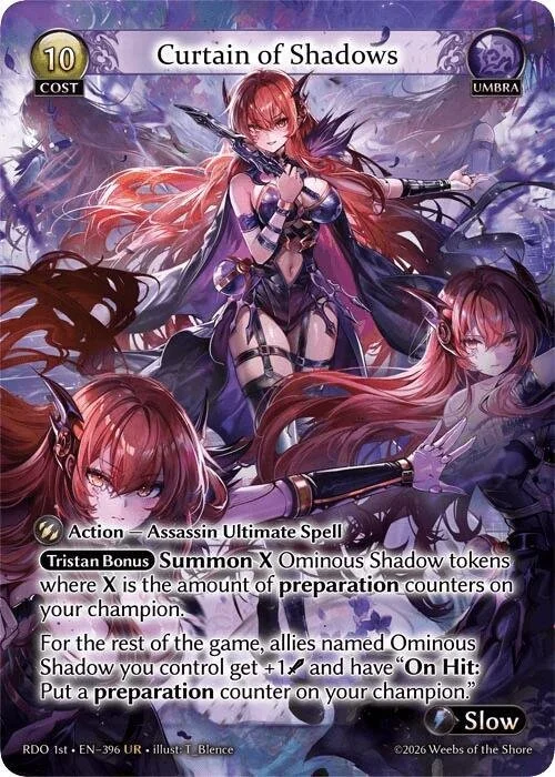 Curtain of Shadows NM