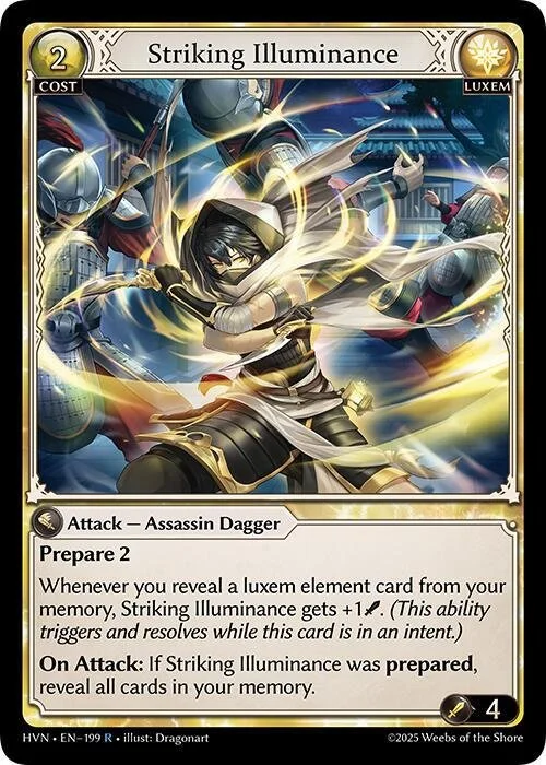 Striking Illuminance NM