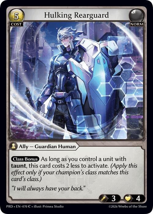 Hulking Rearguard Foil NM