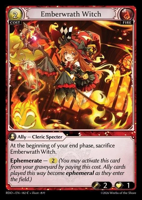 Emberwrath Witch NM