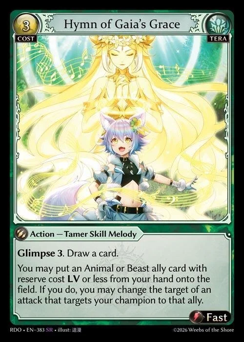 Hymn of Gaia's Grace NM