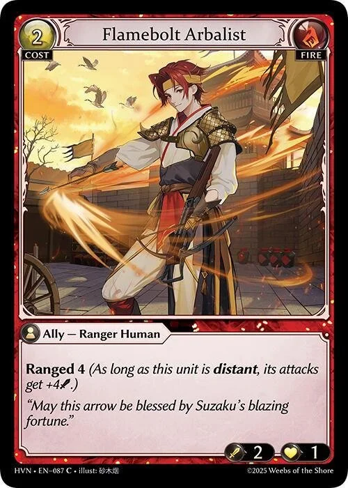 Flamebolt Arbalist NM