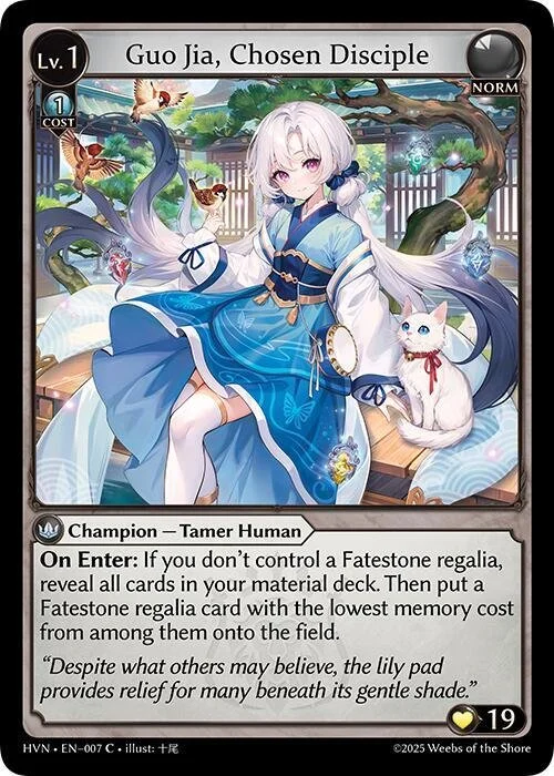Guo Jia, Chosen Disciple NM