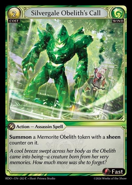 Silvergale Obelith's Call NM