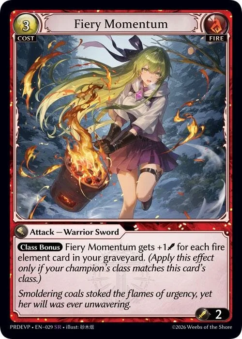 Fiery Momentum Foil NM
