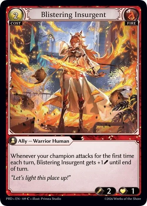 Blistering Insurgent Foil NM