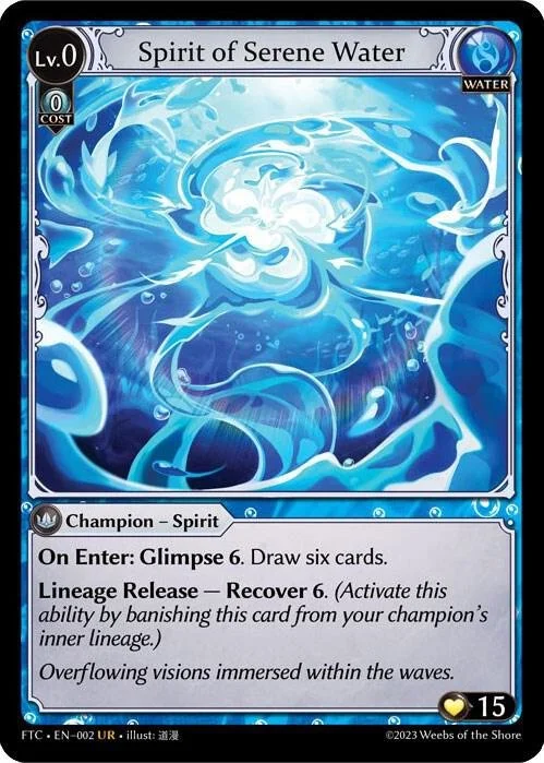Spirit of Serene Water NM