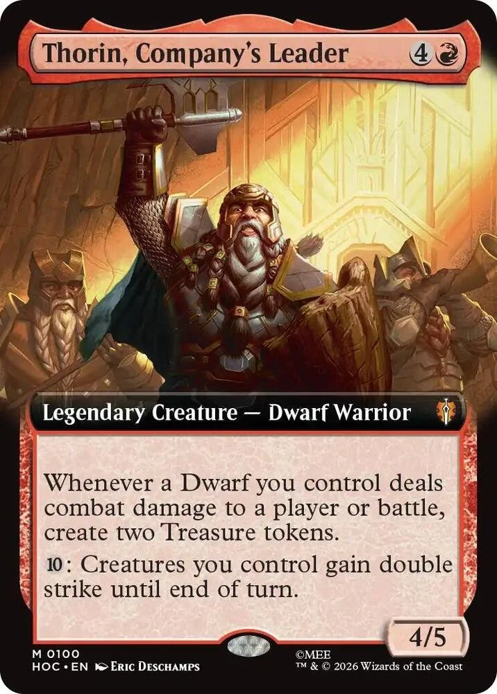 Thorin, Company's Leader (Extended Art) NM