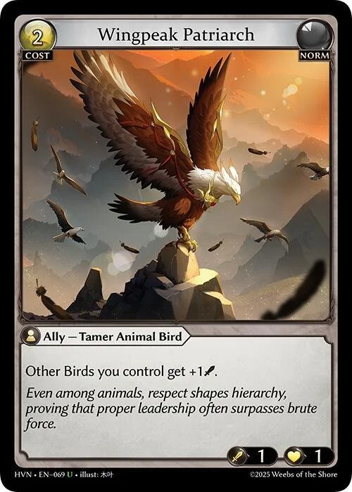 Wingpeak Patriarch NM