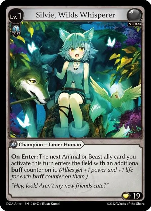 Silvie, Wilds Whisperer NM