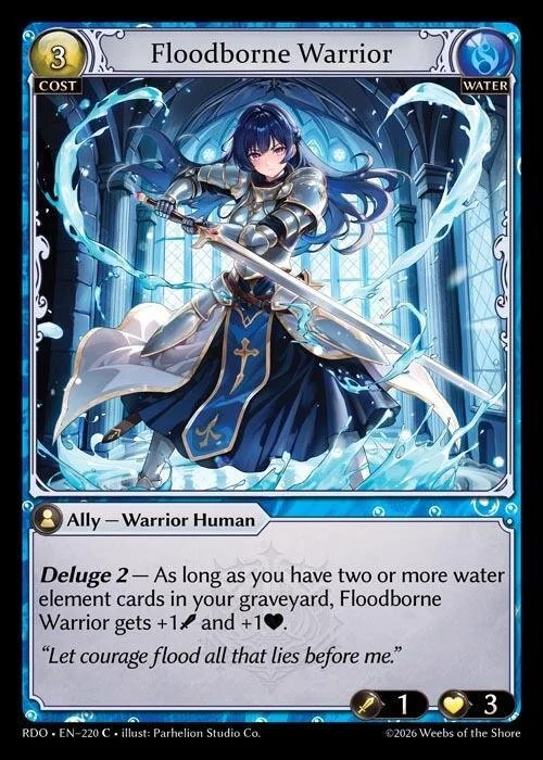 Floodborne Warrior Foil NM
