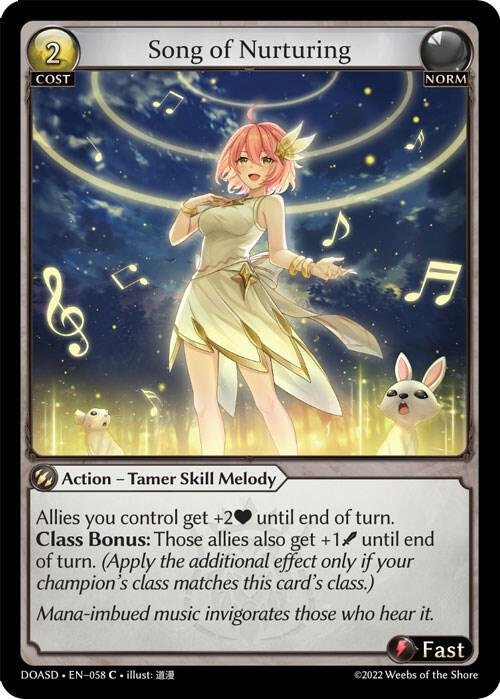 Song of Nurturing DOASD NM