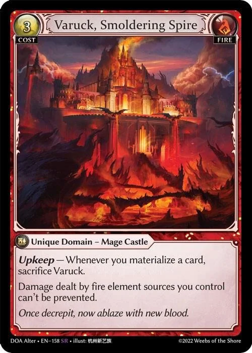 Varuck, Smoldering Spire NM