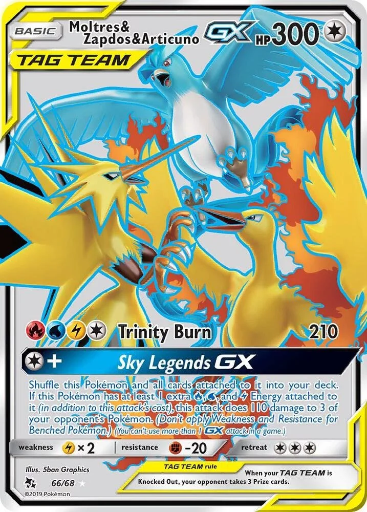 Moltres & Zapdos & Articuno Full Art