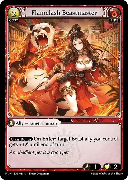 Flamelash Beastmaster NM