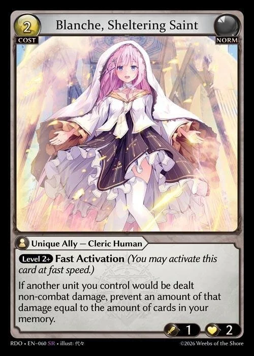 Blanche, Sheltering Saint NM