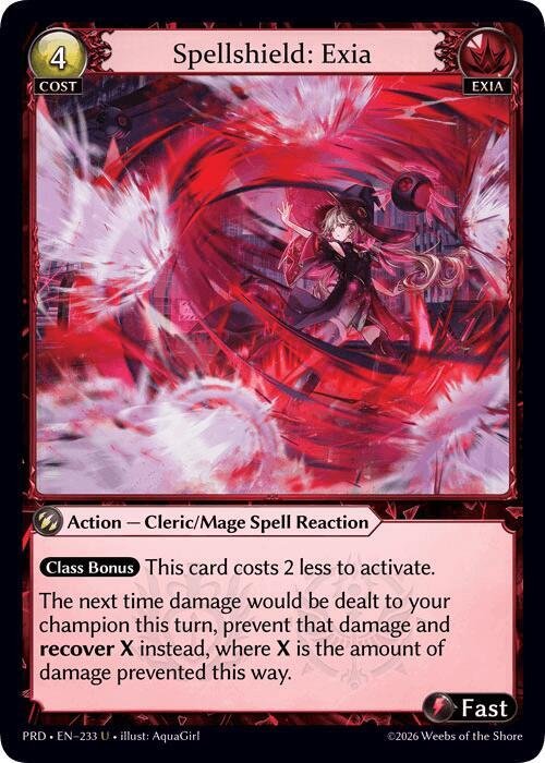 Spellshield: Exia Foil NM
