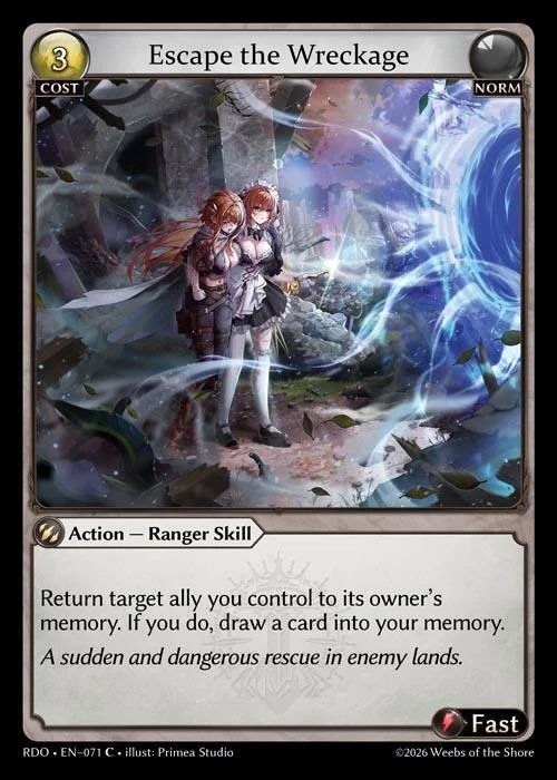Escape the Wreckage NM