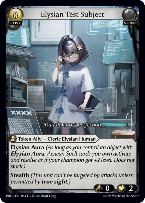 Elysian Test Subject NM