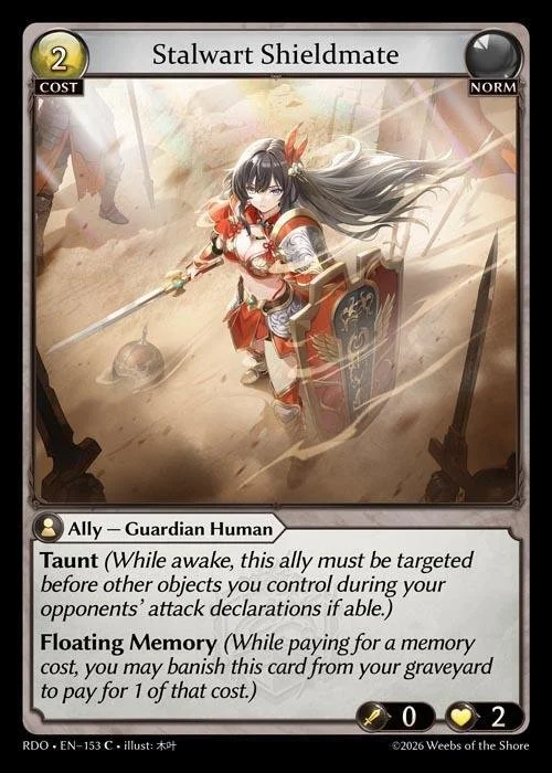 Stalwart Shieldmate Foil NM