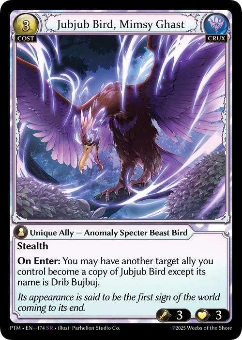 Jubjub Bird, Mimsy Ghast.jpg