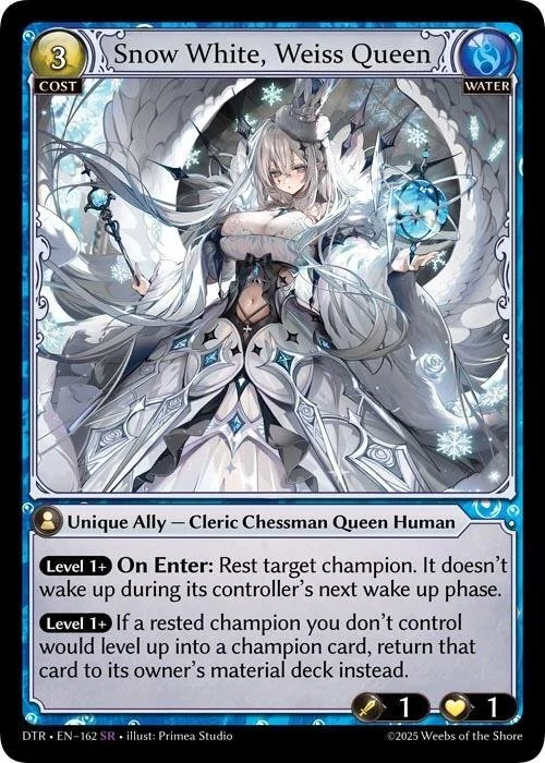 Snow White, Weiss Queen Foil NM