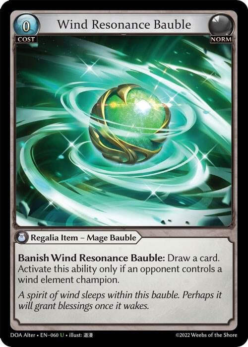 Wind Resonance Bauble NM
