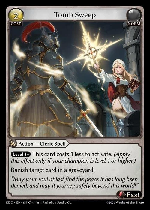 Tomb Sweep Foil NM