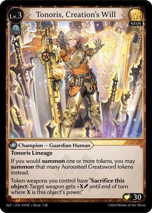 Tonoris, Creation's Will.jpg