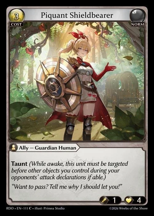 Piquant Shieldbearer NM