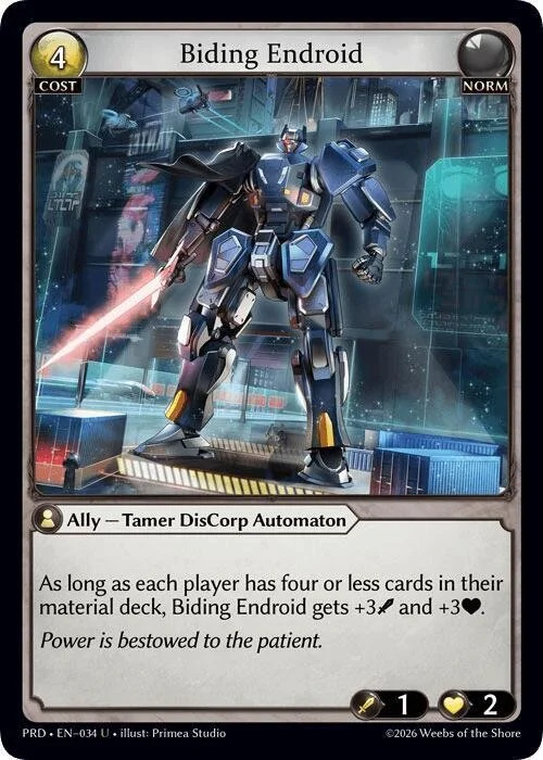Biding Endroid NM