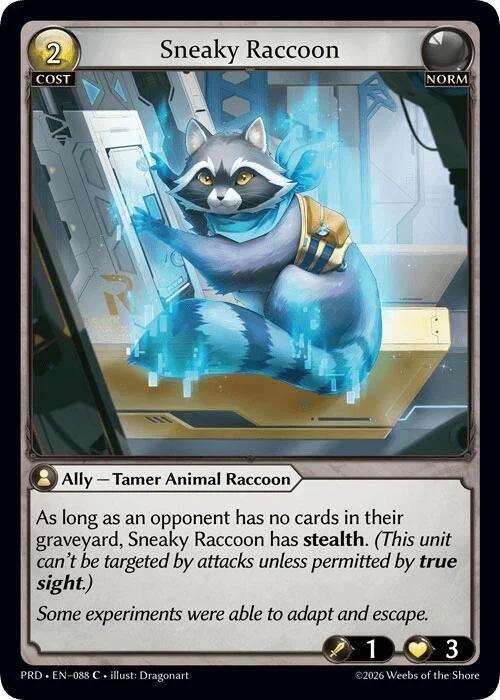 Sneaky Raccoon NM