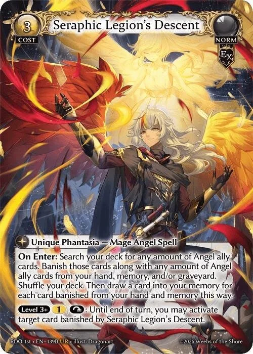 Seraphic Legion's Descent (139B) NM