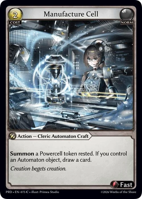 Manufacture Cell NM