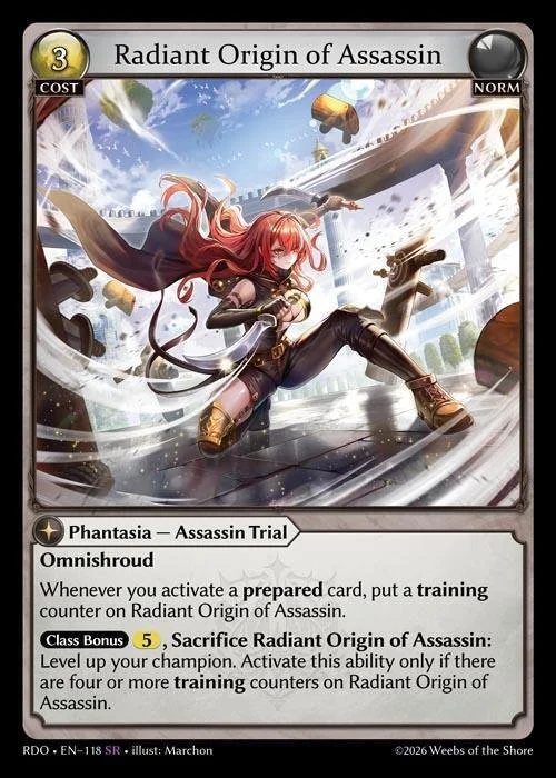 Radiant Origin of Assassin NM
