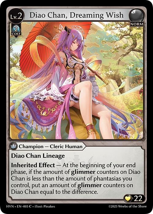 Diao Chan, Dreaming Wish NM